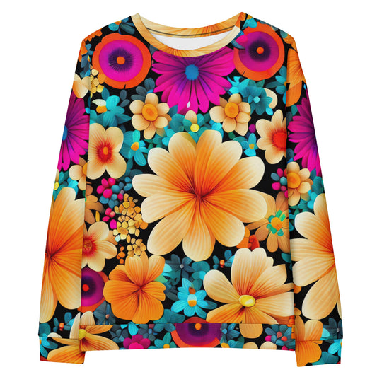 DMV 0259 Floral Unisex Sweatshirt