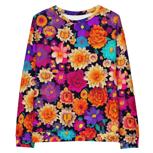 DMV 0192 Floral Unisex Sweatshirt