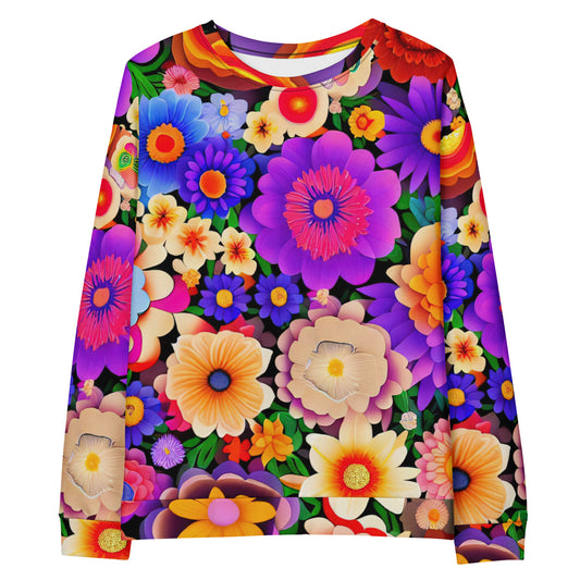 DMV 0309 Floral Unisex Sweatshirt