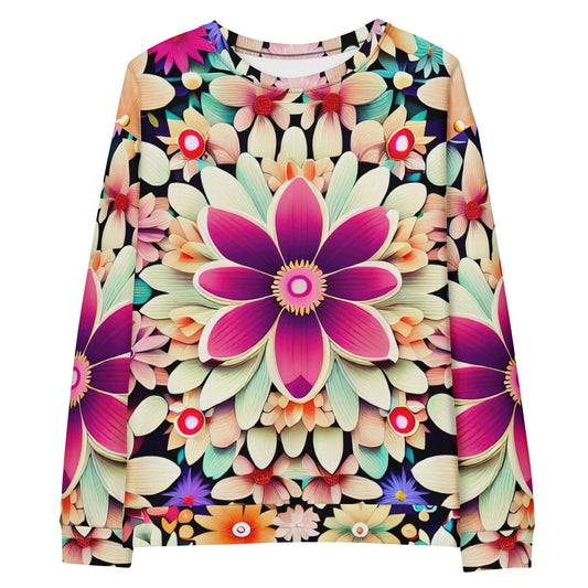 DMV 0307 Floral Unisex Sweatshirt