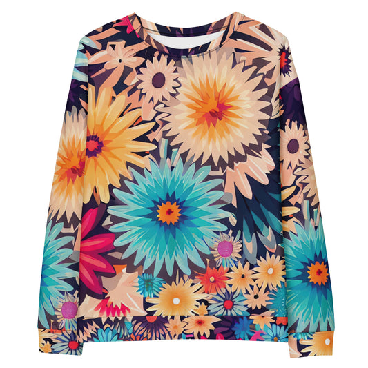DMV 0404 Floral Unisex Sweatshirt