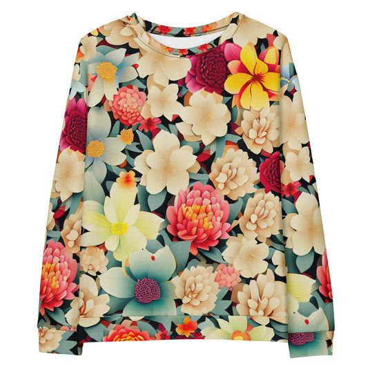 DMV 0260 Floral Unisex Sweatshirt