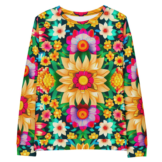 DMV 0193 Floral Unisex Sweatshirt