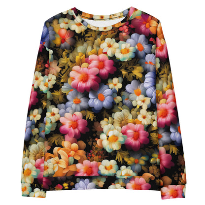 DMV 1522 Floral Unisex Sweatshirt