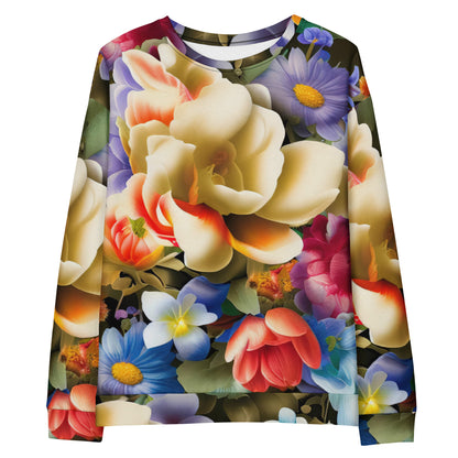 DMV 0268 Floral Unisex Sweatshirt