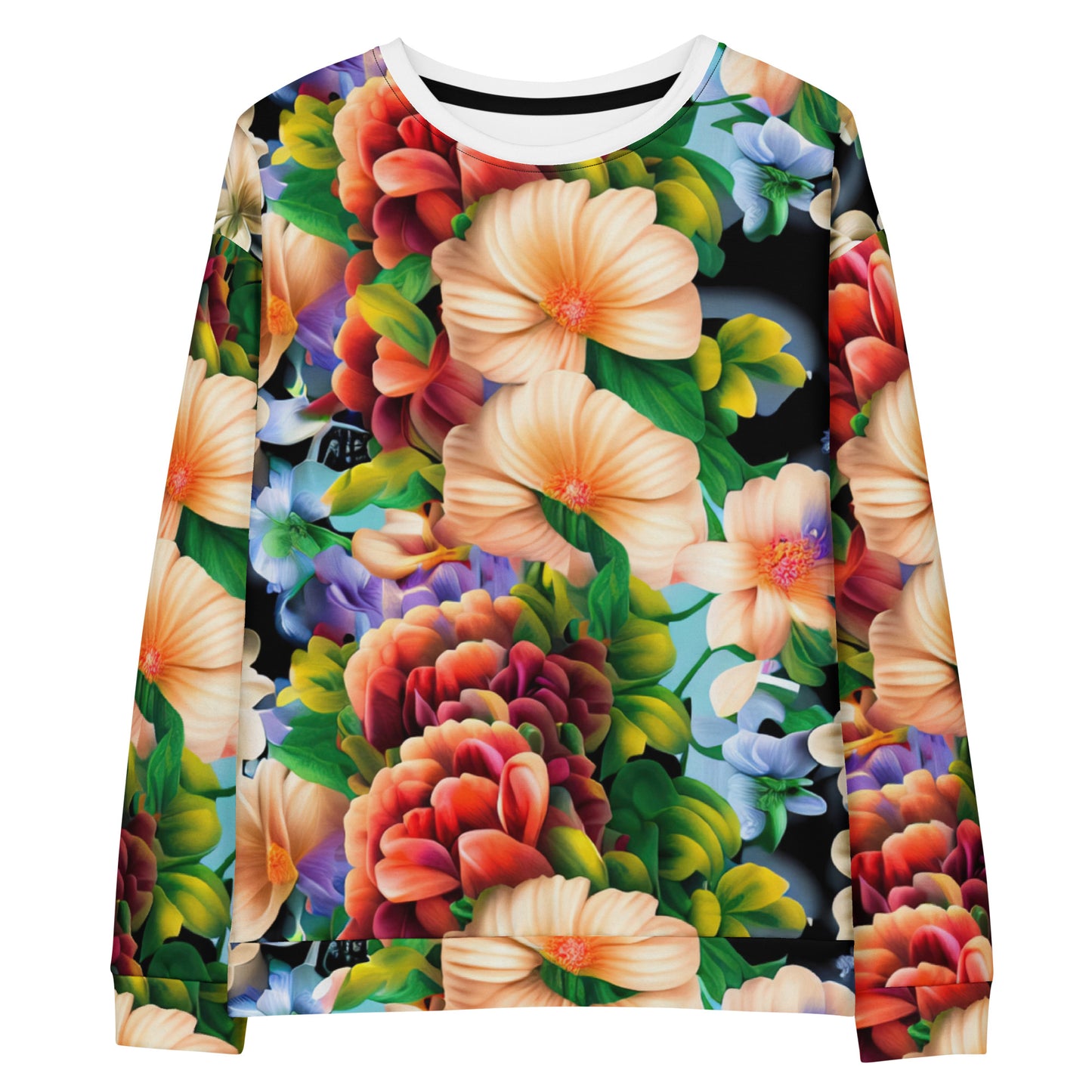 DMV 1115 Floral Unisex Sweatshirt