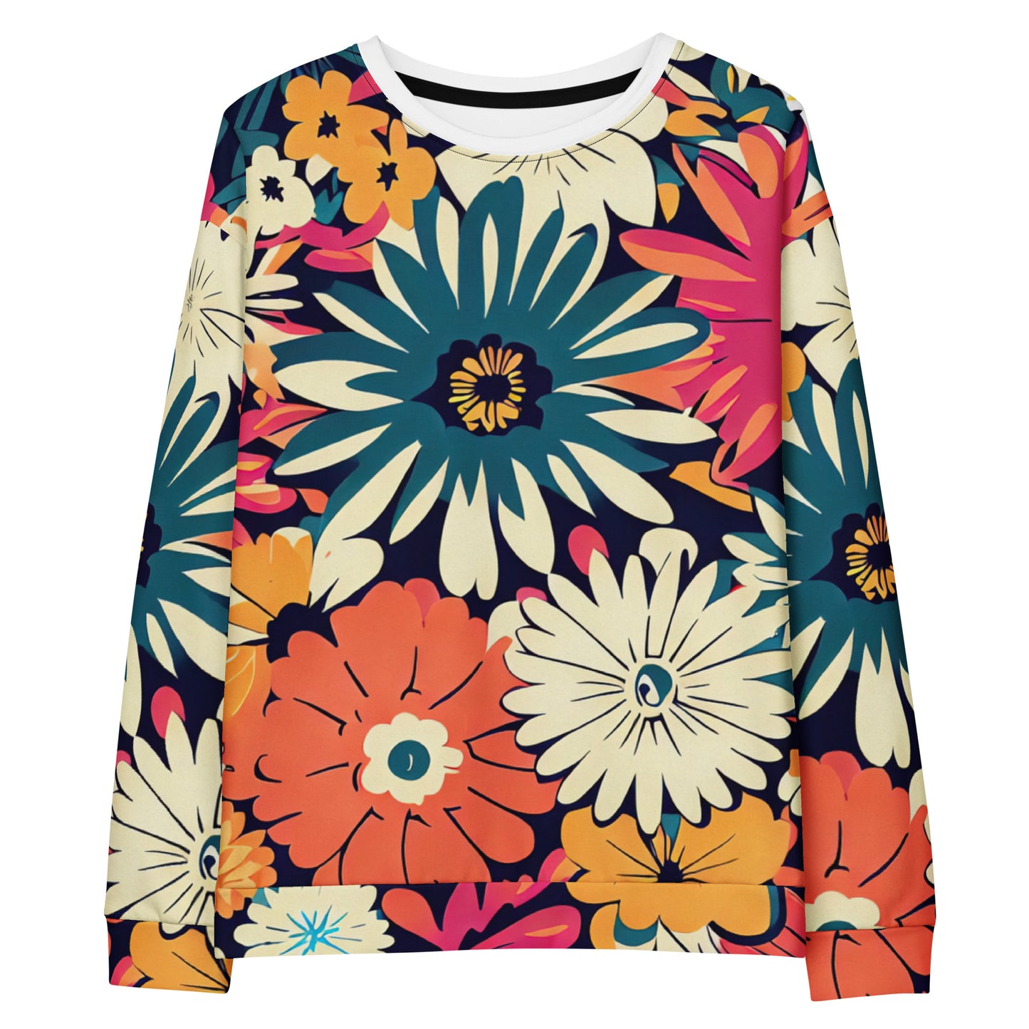 DMV 1429 Floral Unisex Sweatshirt