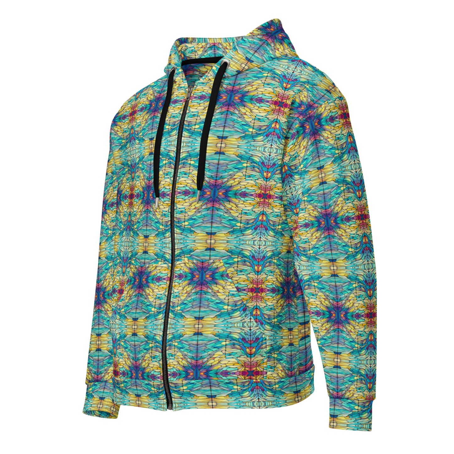 DMV 0231 Chic Boho Unisex zip hoodie