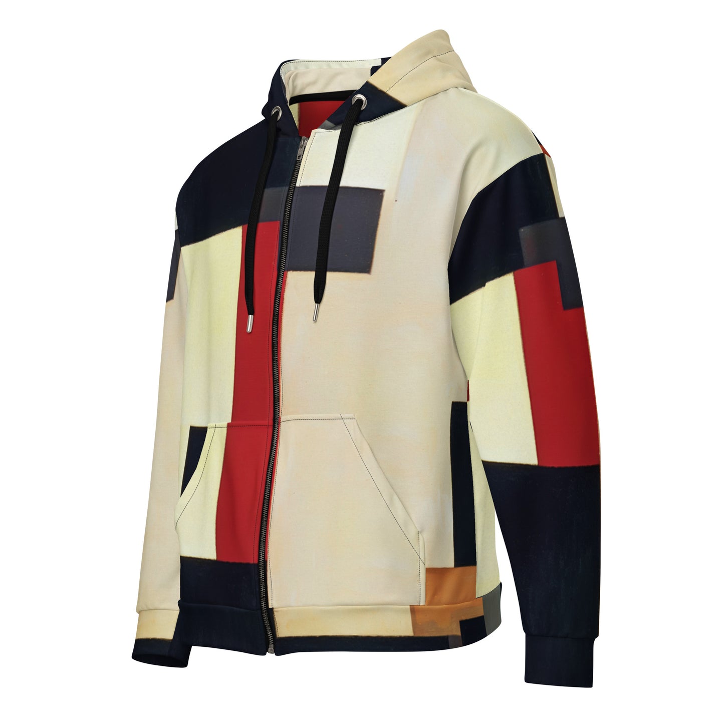 DMV 0212 Abstract Art Unisex zip hoodie