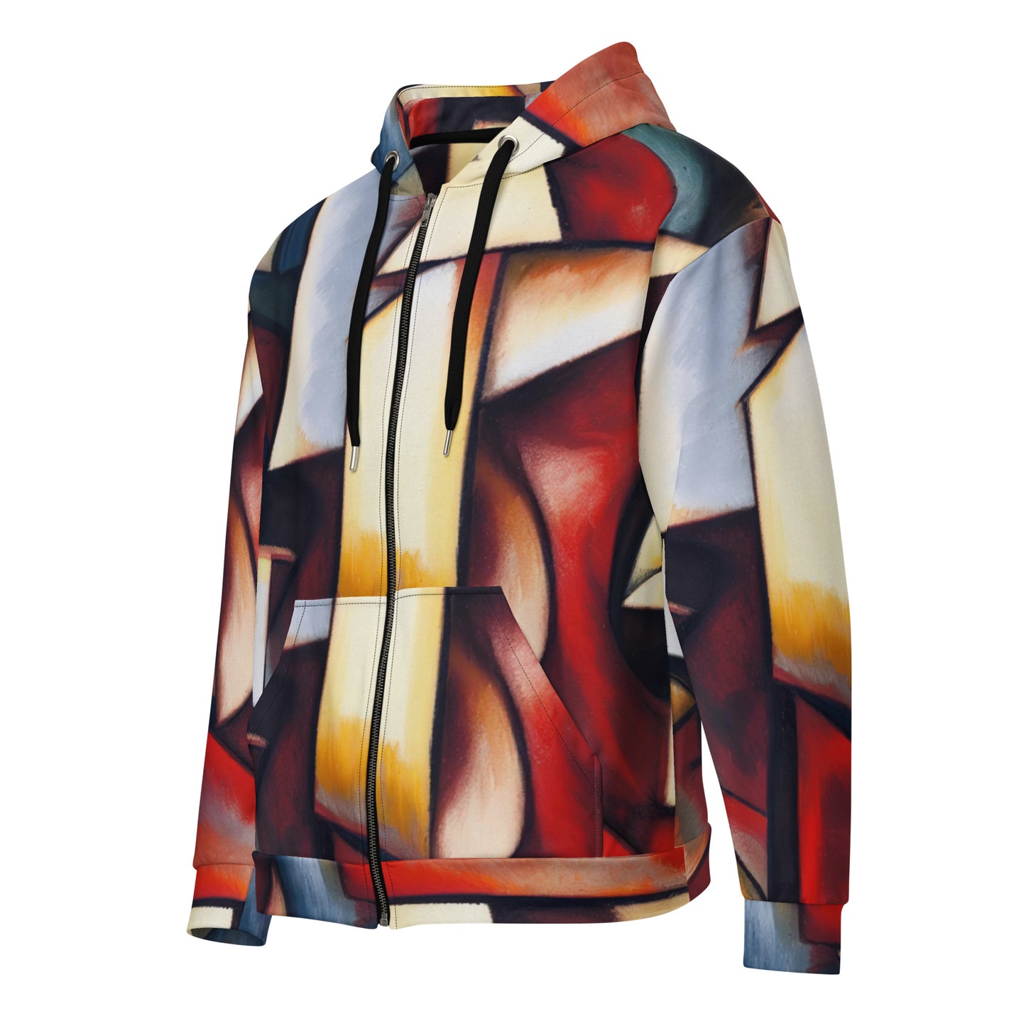 DMV 0067 Abstract Art Unisex zip hoodie
