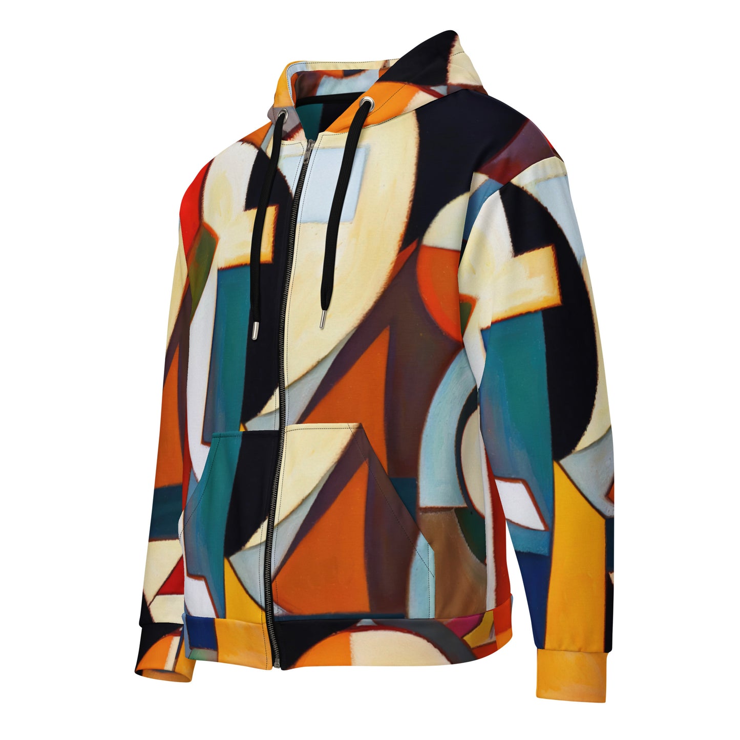 DMV 0025 Abstract Art Unisex zip hoodie