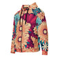 DMV 0293 Floral Unisex zip hoodie