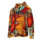 DMV 0298 Retro Art Unisex zip hoodie