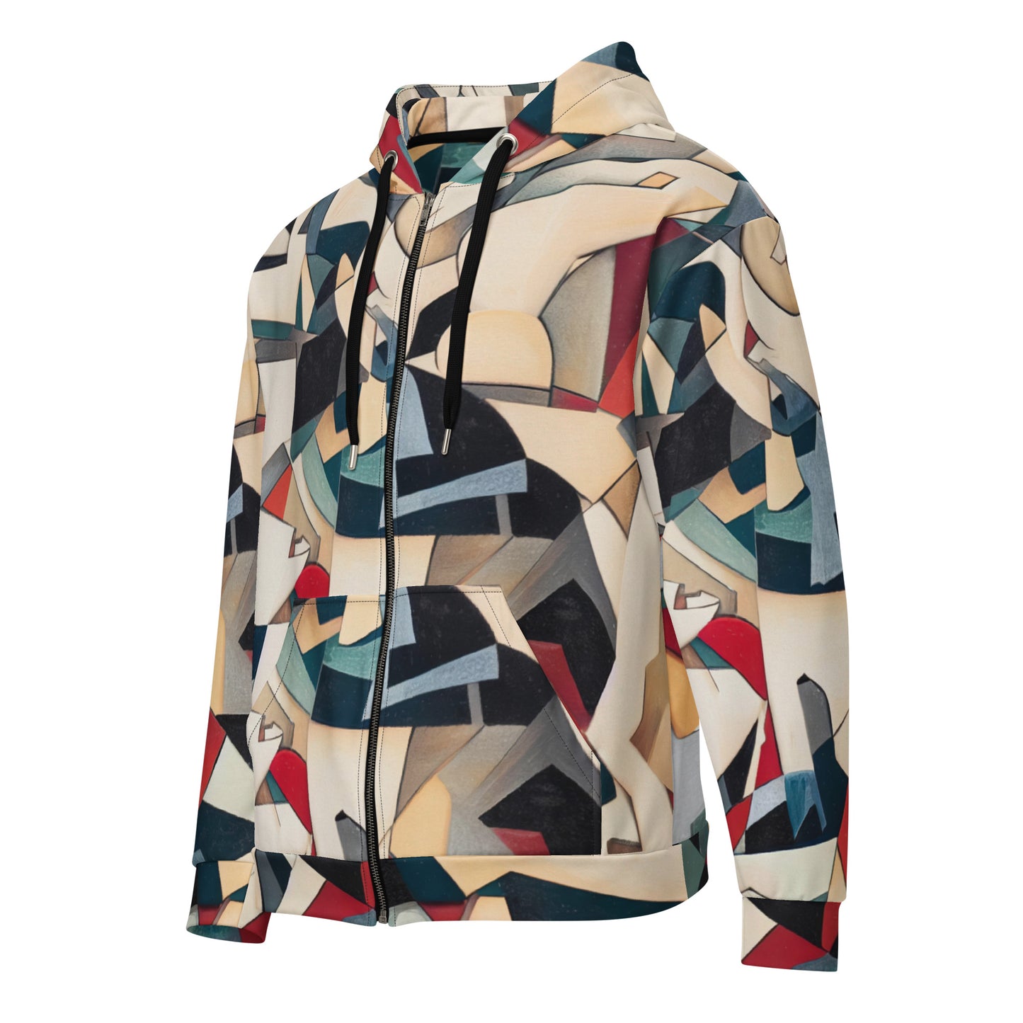 DMV 0508 Abstract Art Unisex zip hoodie