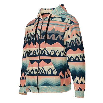 DMV 0312 Boho Unisex zip hoodie