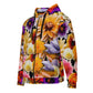 DMV 0532 Floral Unisex zip hoodie