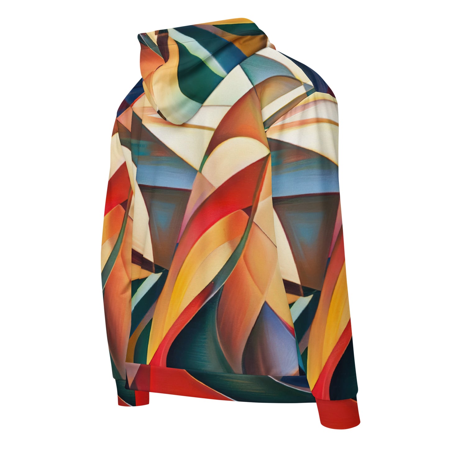 DMV 0015 Abstract Art Unisex zip hoodie