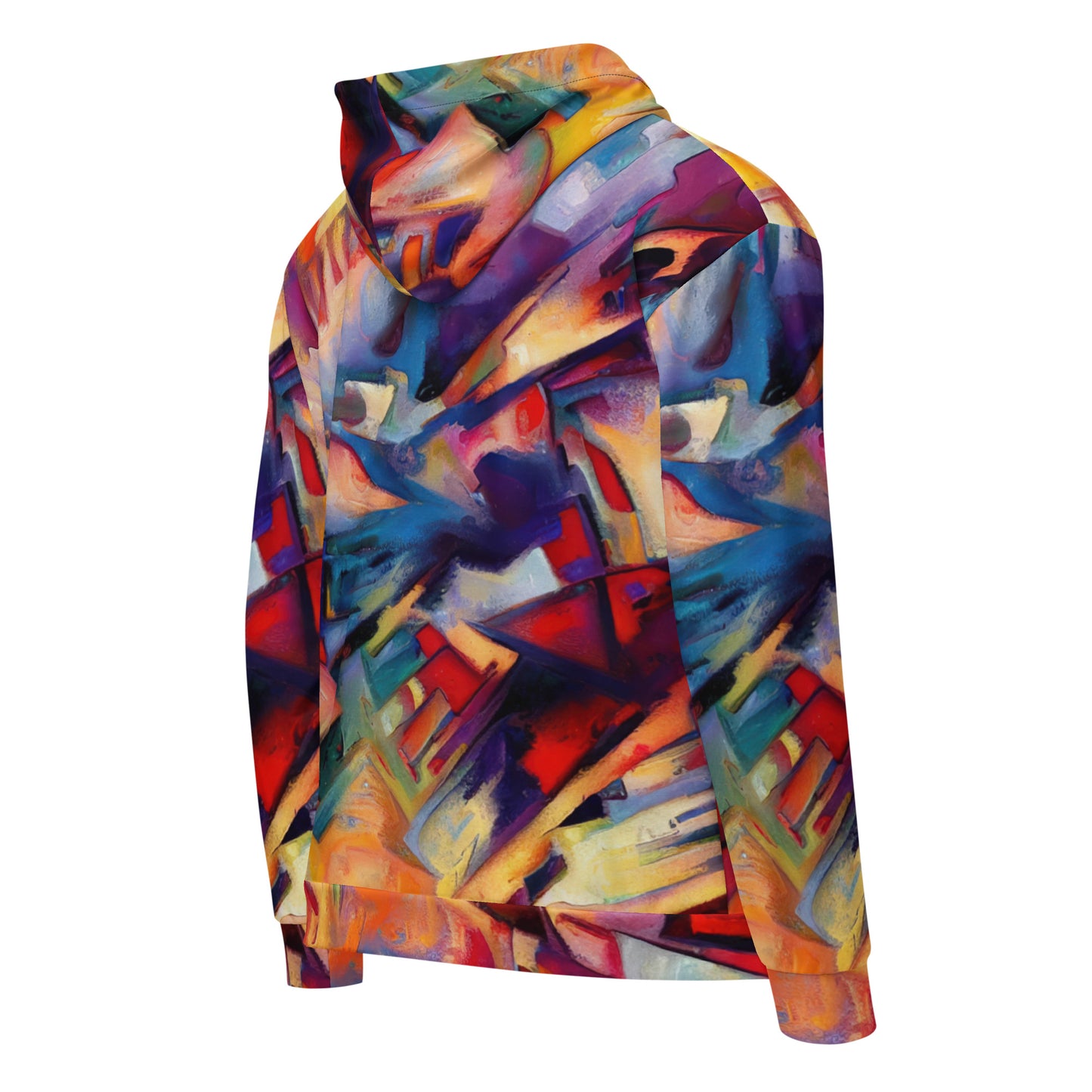 DMV 0308 Abstract Art Unisex zip hoodie