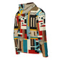 DMV 0413 Abstract Art Unisex zip hoodie