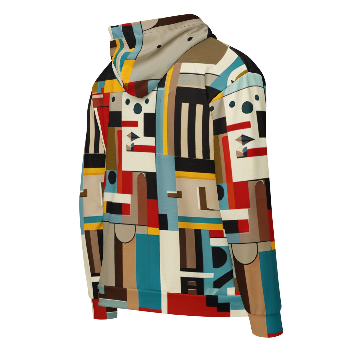 DMV 0413 Abstract Art Unisex zip hoodie