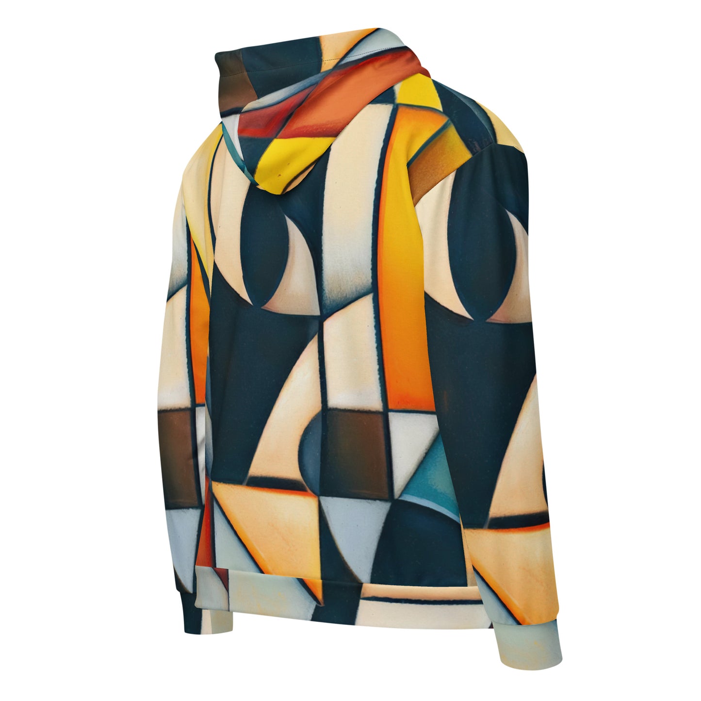 DMV 0433 Abstract Art Unisex zip hoodie