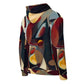 DMV 0800 Abstract Art Unisex zip hoodie