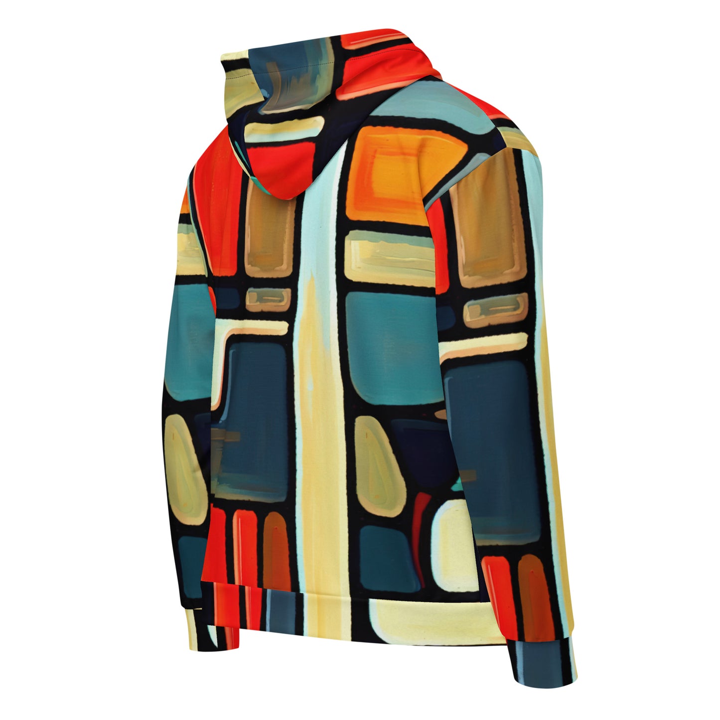 DMV 0333 Abstract Art Unisex zip hoodie