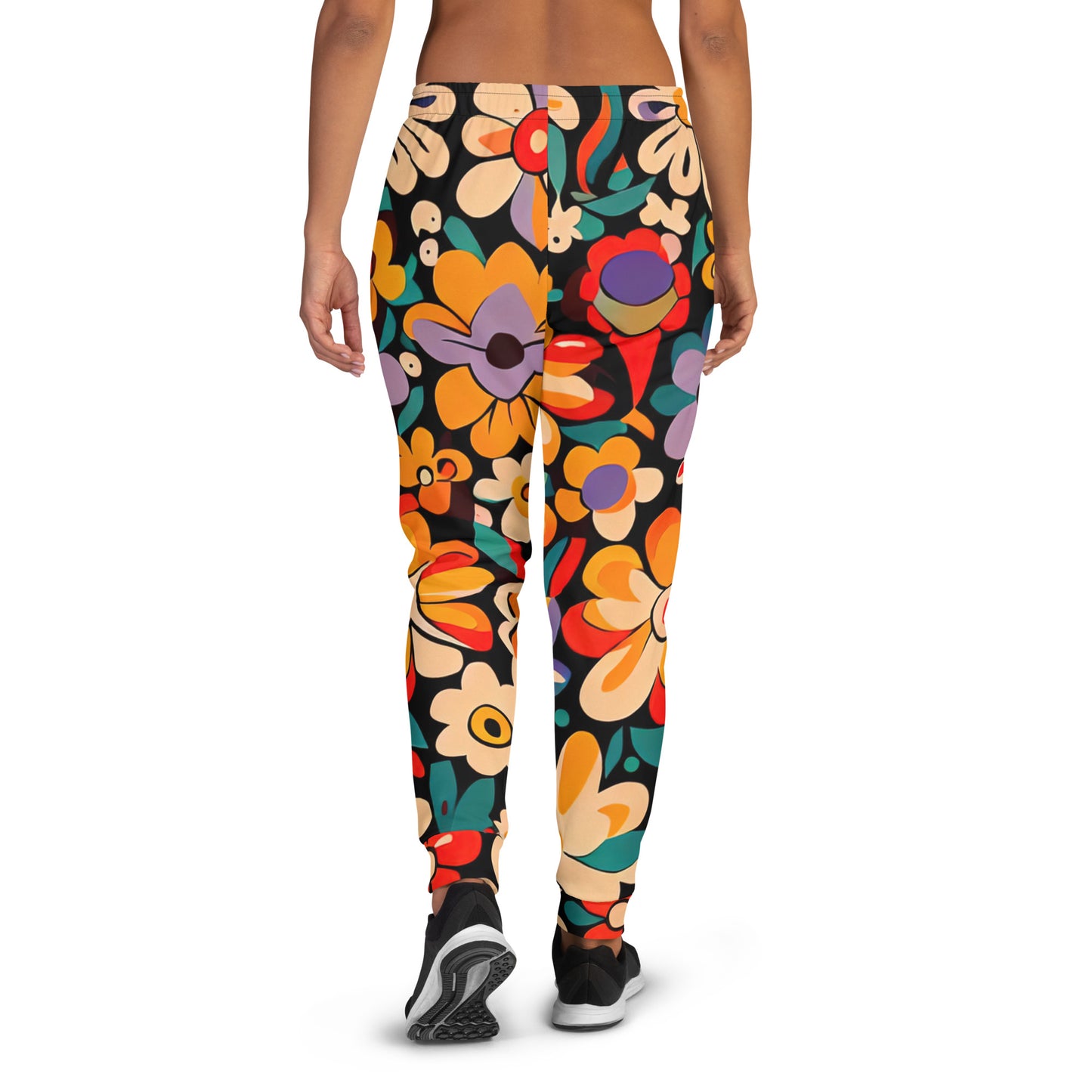 DMV 0029 Floral Women's Joggers