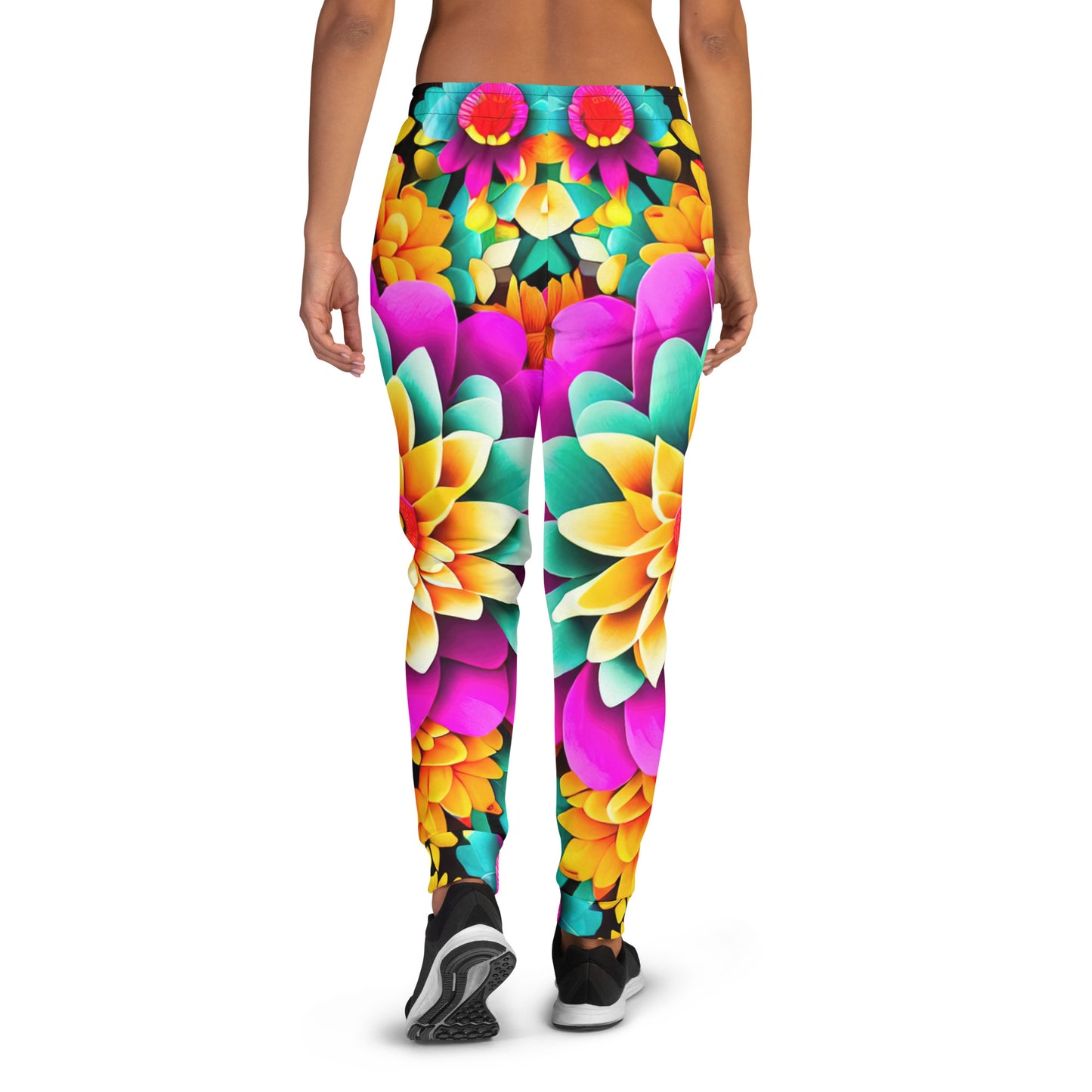 DMV 0250 Floral Women's Joggers