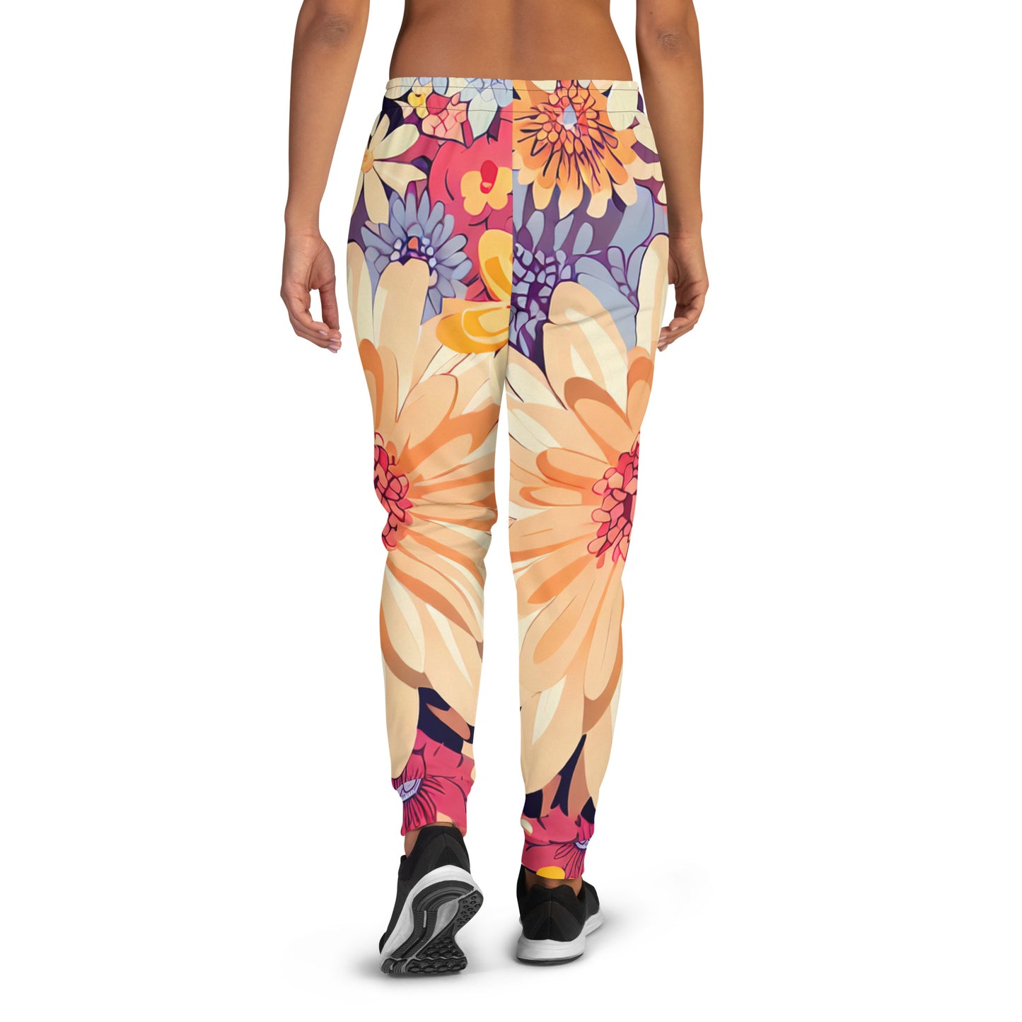 DMV 0137 Floral Women's Joggers