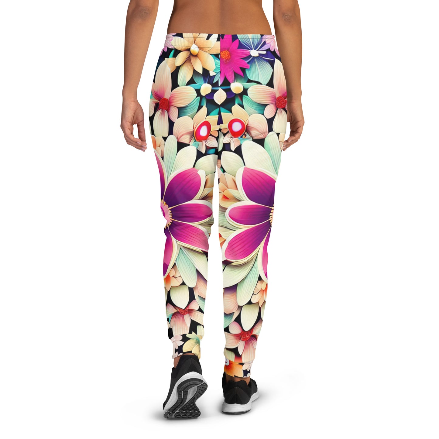 DMV 0307 Floral Women's Joggers