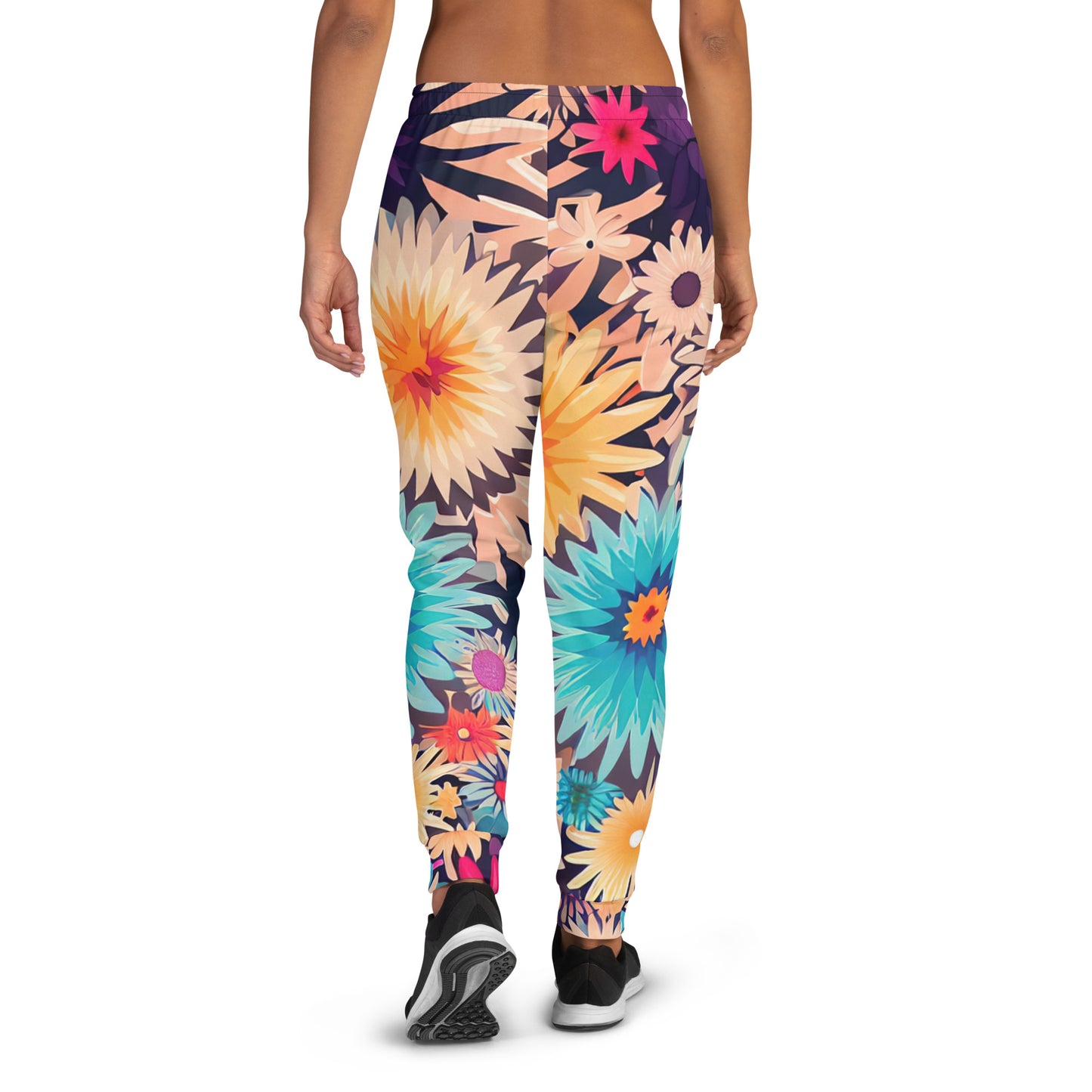 DMV 0404 Floral Women's Joggers