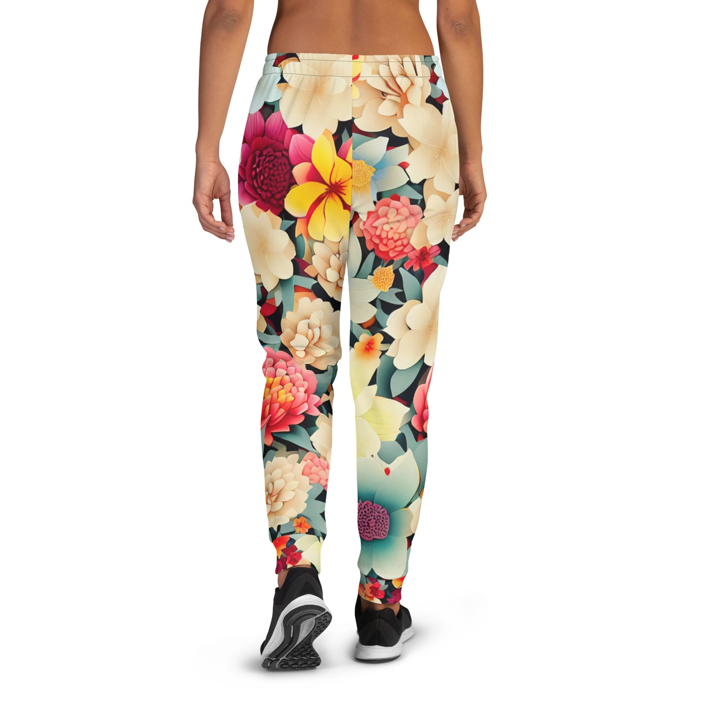 DMV 0260 Floral Women's Joggers