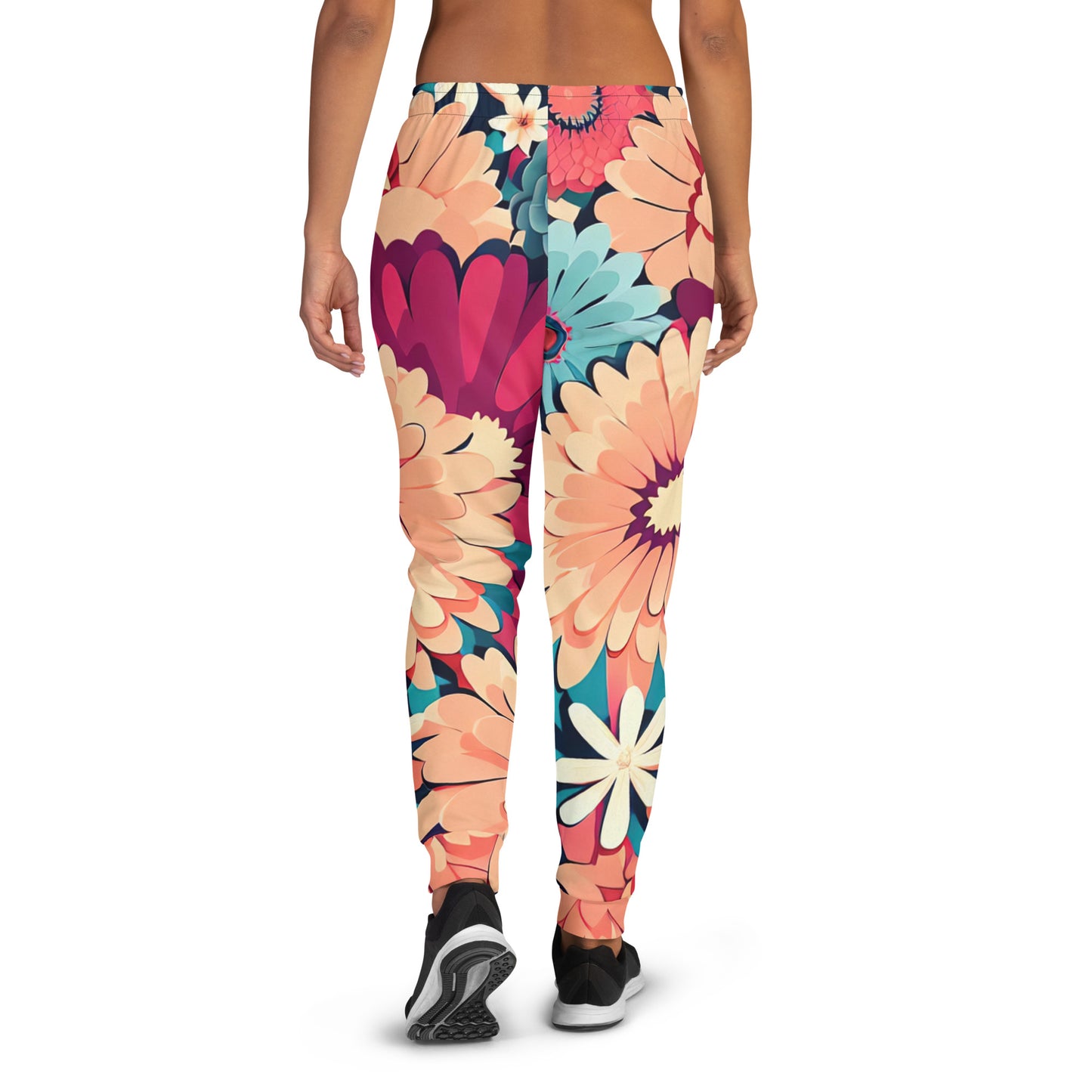 DMV 0293 Floral Women's Joggers