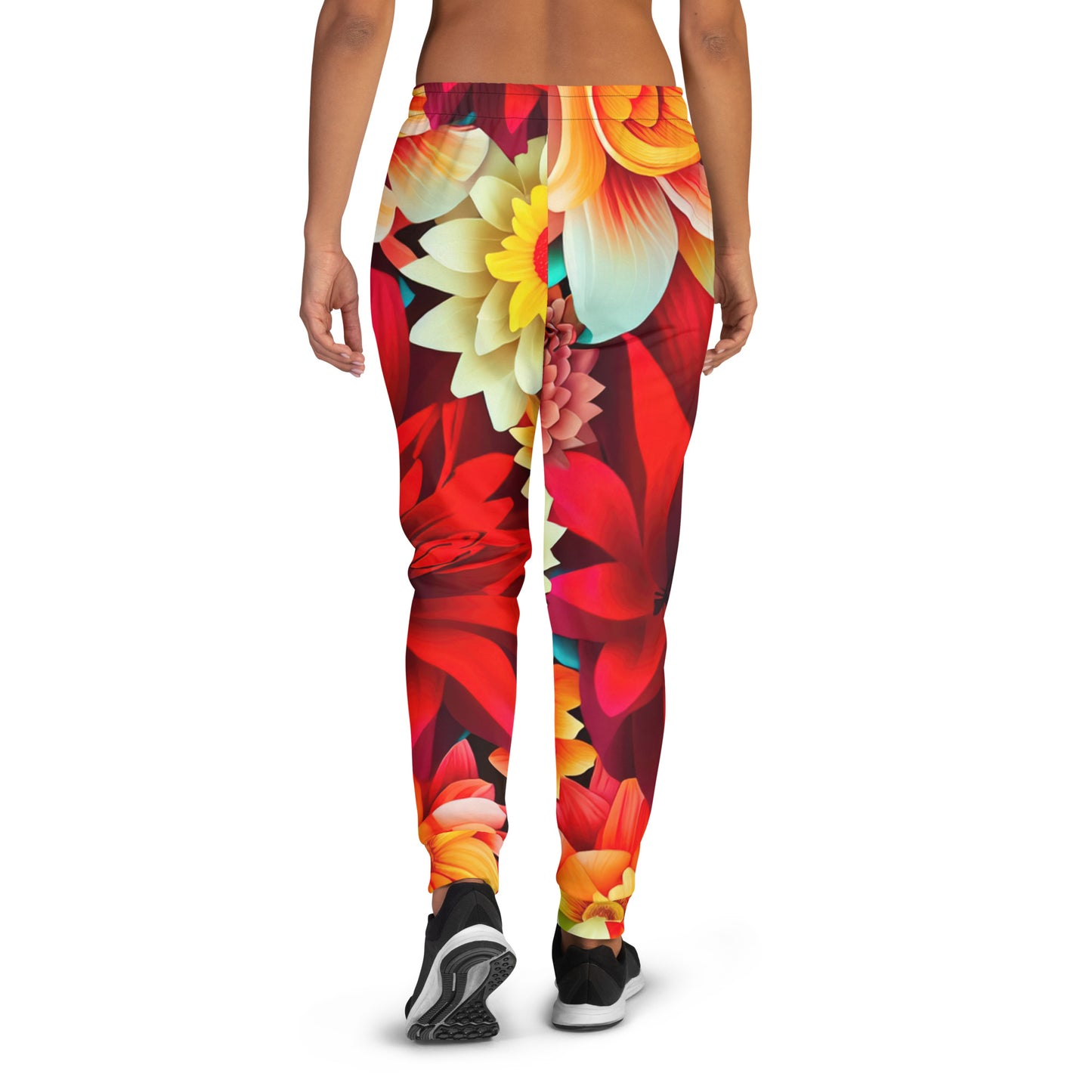 DMV 0419 Floral Women's Joggers