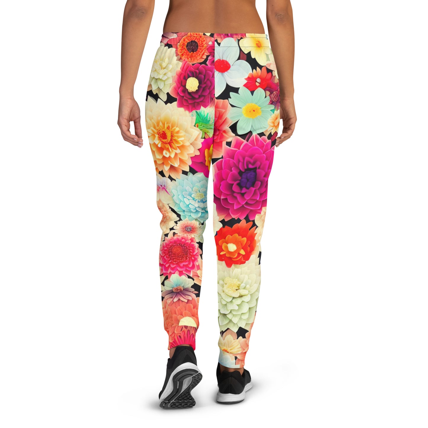 DMV 0424 Floral Women's Joggers