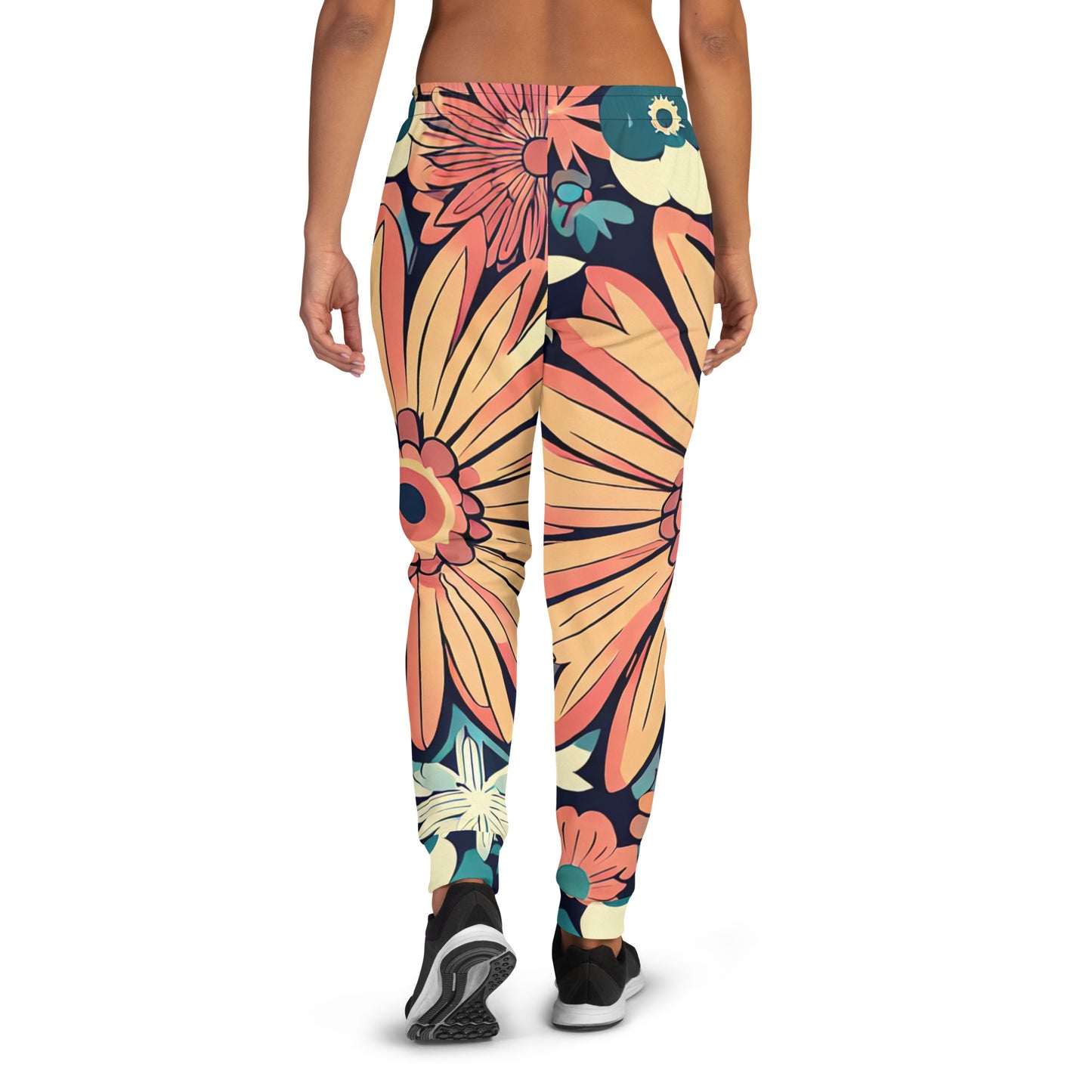 DMV 0802 Floral Women's Joggers