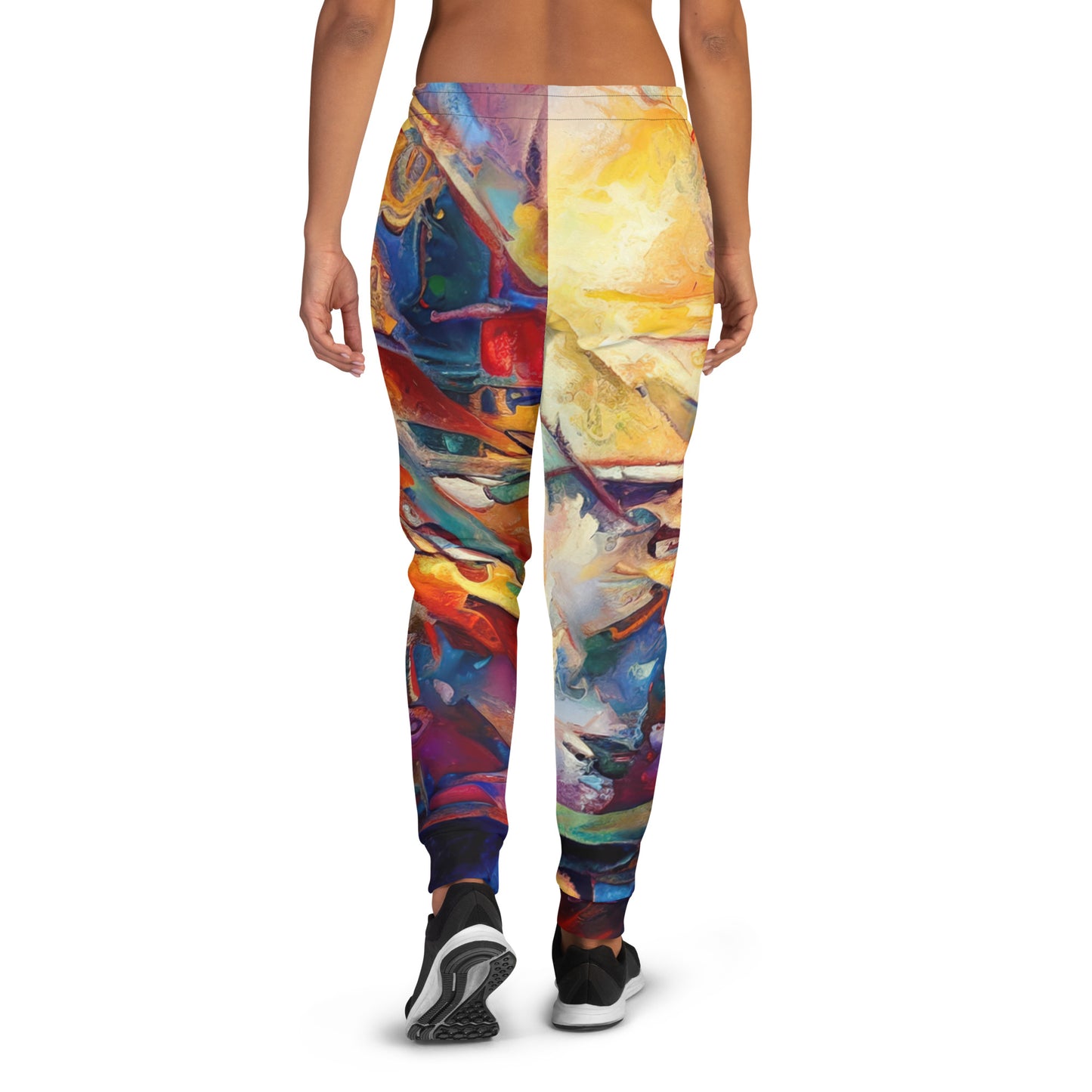 DMV 1823 Abstract Art Women's Joggers