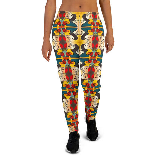 DMV 0281 Vintage Artsy Women's Joggers