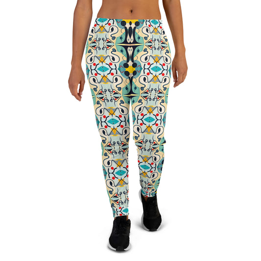 DMV 0076 Vintage Artsy Women's Joggers