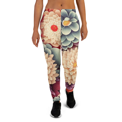 DMV 0031 Floral Women's Joggers