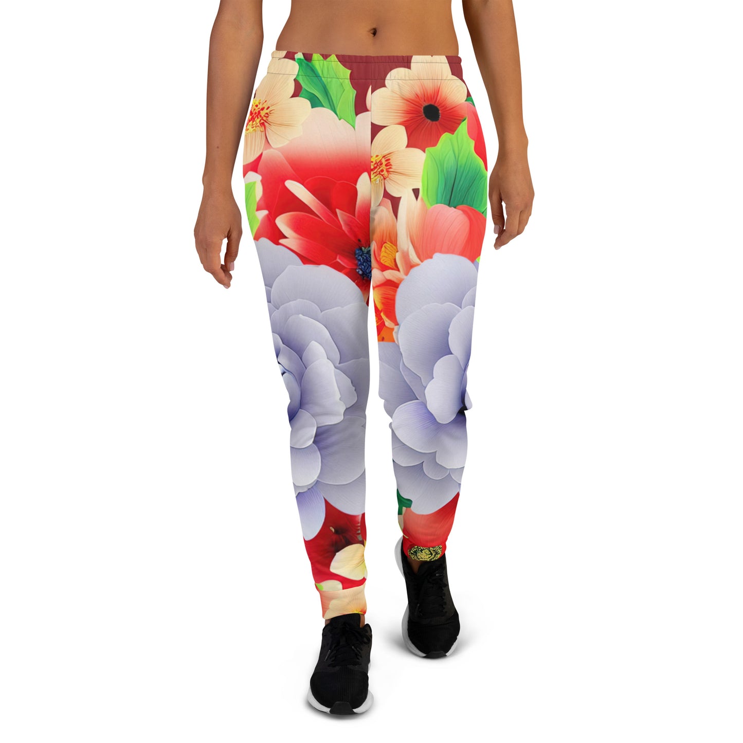 DMV 0035 Floral Women's Joggers