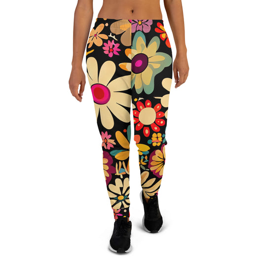 DMV 0101 Floral Women's Joggers