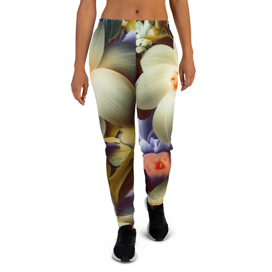 DMV 0125 Floral Women's Joggers