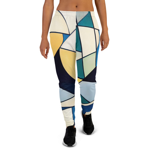 DMV 0227 Abstract Art Women's Joggers