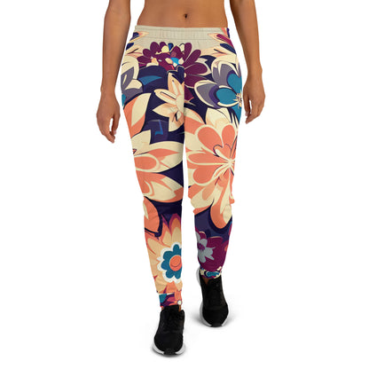 DMV 0253 Floral Women's Joggers