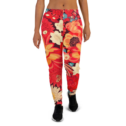 DMV 0105 Floral Women's Joggers