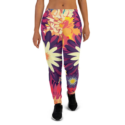 DMV 0097 Floral Women's Joggers