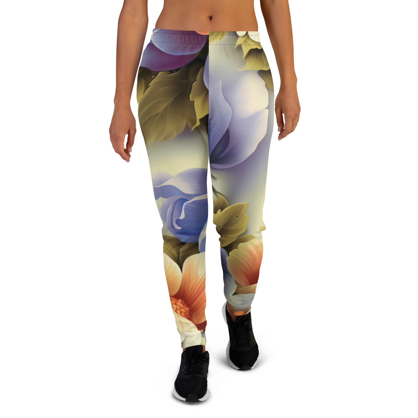 DMV 0109 Floral Women's Joggers