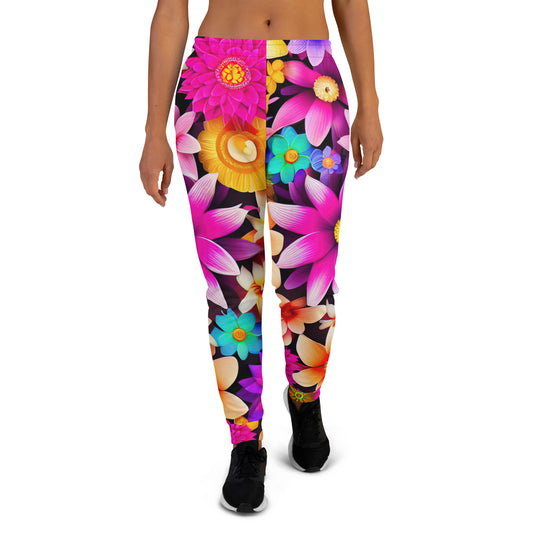 DMV 0136 Floral Women's Joggers